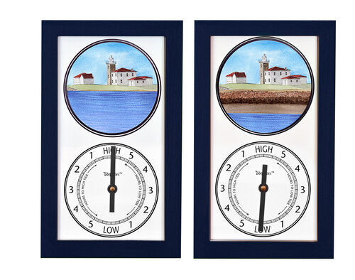 Tidepieces by Alan Winick - Watch Hill Light Rhode Island Tide Clock - NAVY - Mellow Monkey