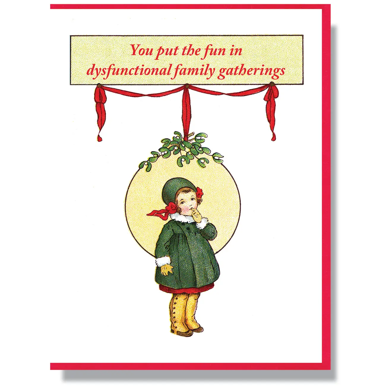 Fun in Dysfunctional - Holiday Greeting Card - Mellow Monkey