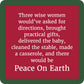 Peace on Earth - Coaster - 4-in - Mellow Monkey