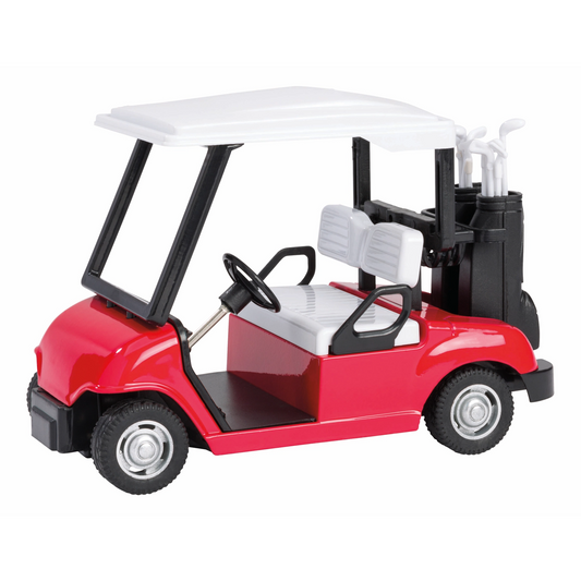 Pull Back Golf Cart Die Cast Model - Red - Mellow Monkey