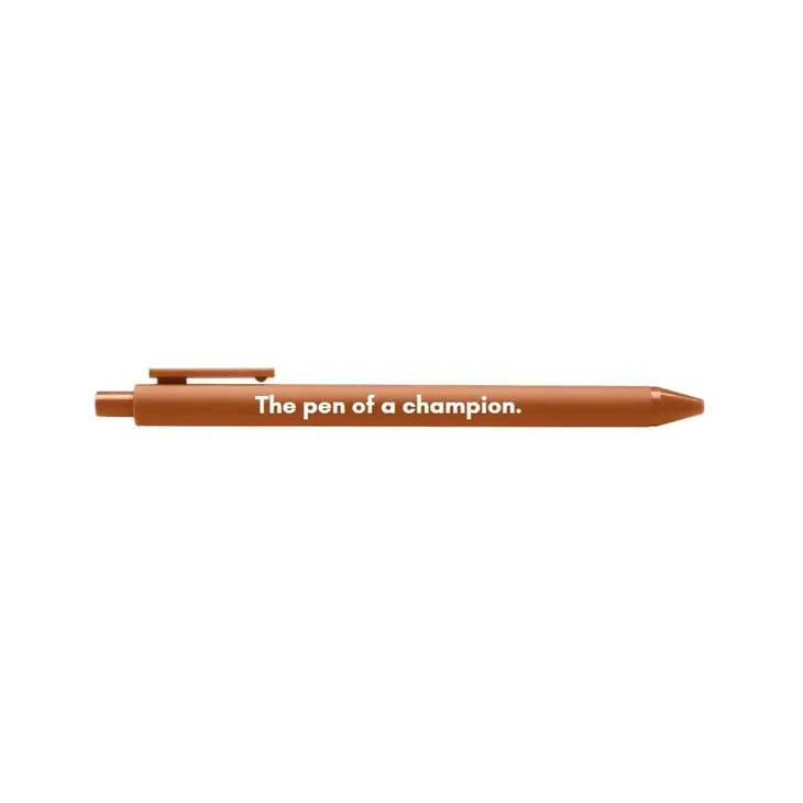 The Pen Of Champions - Gel Click Pen - Mellow Monkey