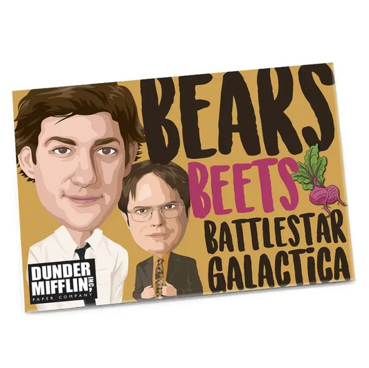 Bears Beets Battlestar Galactica - The Office Magnet - 2-1/2-in. x 3-1/2-in. - Mellow Monkey