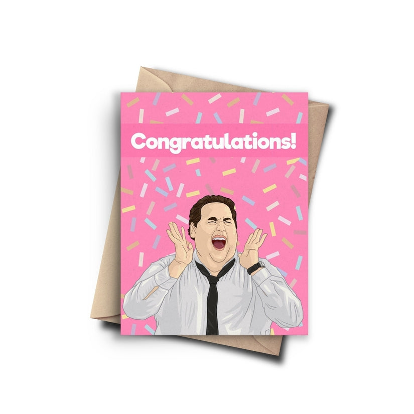 Congratulations Greeting Card for New Baby Graduation New Job - Mellow Monkey