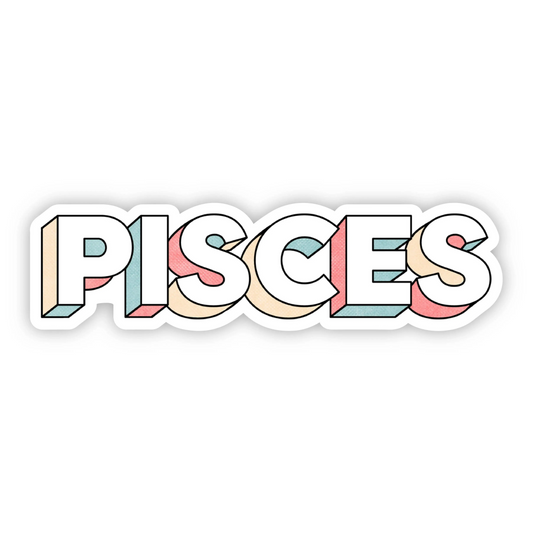 Pisces - Vinyl Decal Sticker - Mellow Monkey