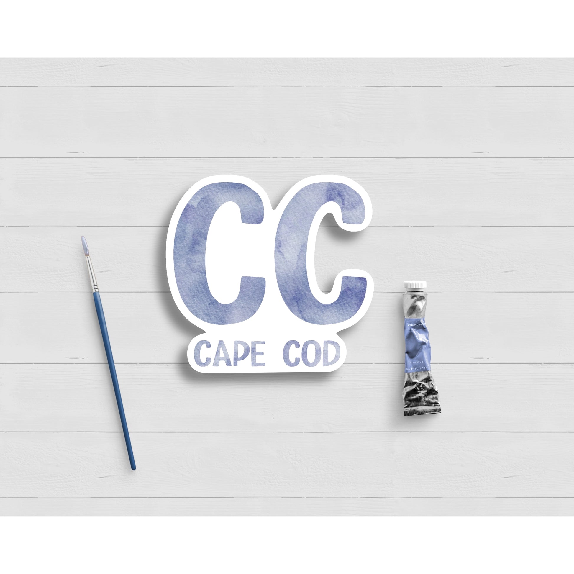 CC Cape Cod Watercolor Sticker - Mellow Monkey