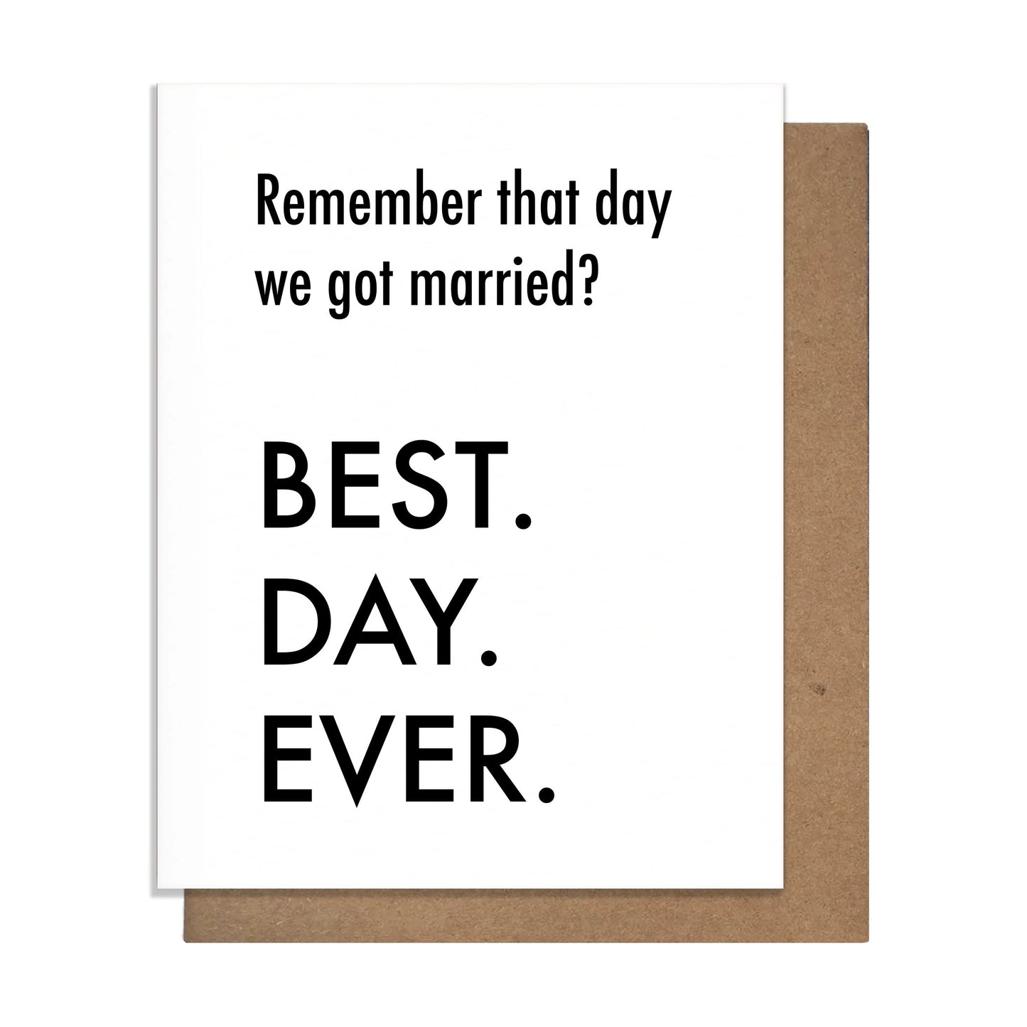 Remember That Day We Got Married? - Greeting Card - Mellow Monkey