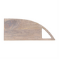 Mango Wood Cheese/Cutting Board with Handle & Beech Finish - 16-in. x 7-in. - Mellow Monkey