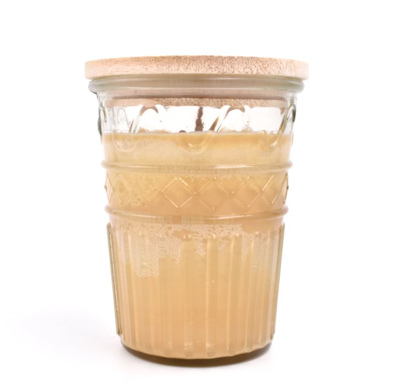 Gingerbread - Swan Creek Timeless Crystal Jar 100% Soy Candle 12-oz - Mellow Monkey