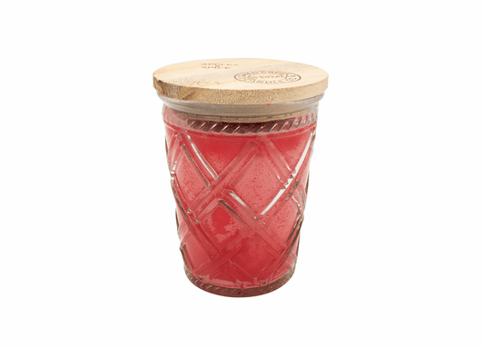 Apples and Spice - Swan Creek Timeless Crystal Jar 100% Soy Candle 12-oz - Mellow Monkey