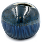 Pebble Porcelain Bud Vase - Shining Blue - 3.15"W x 2.76"H - Mellow Monkey