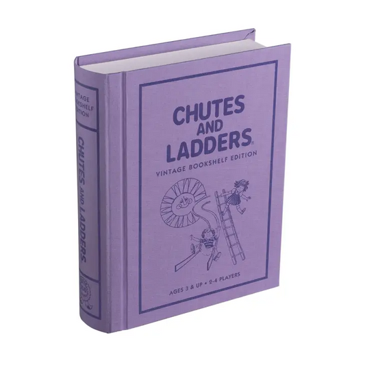 Chutes And Ladders - Board Game - Vintage Bookshelf Edition - Mellow Monkey