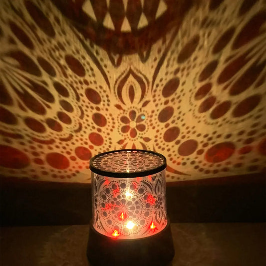 Mandala LED Projection Light - Mellow Monkey