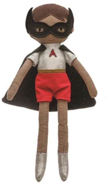 Cotton Super Hero Doll - 12-1/2-in - Mellow Monkey
