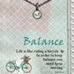 Inspirational Mini Charm Necklace with 18-in Stainless Chain - Mellow Monkey