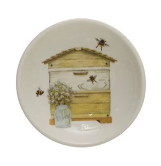 Honey Bee Trinket Dish - 3-in - Mellow Monkey