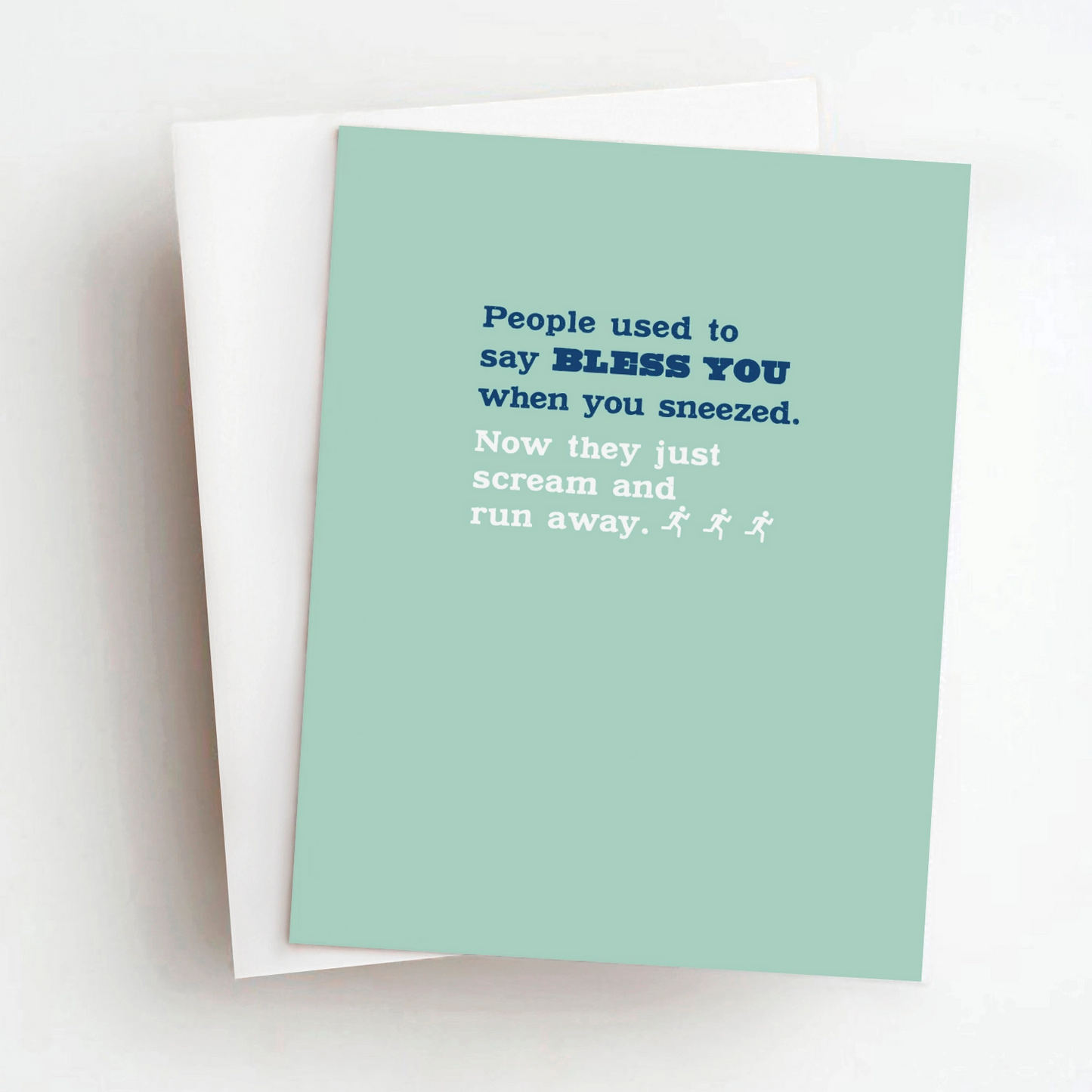 People Used To Say Bless You - Greeting Card - Mellow Monkey
