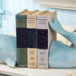Whale Tale Bookend Set with Distressed Finish - 10-in - Mellow Monkey