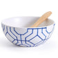 Chinoiserie Tidbit and Tapas Bowl with Spoon - 3-3/4-in - Mellow Monkey