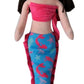 Plush Mermaid Wishes Doll - 18-in - Mellow Monkey