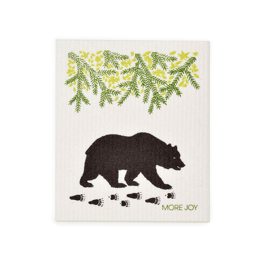 Black Bear - Swedish Dishcloth - Mellow Monkey