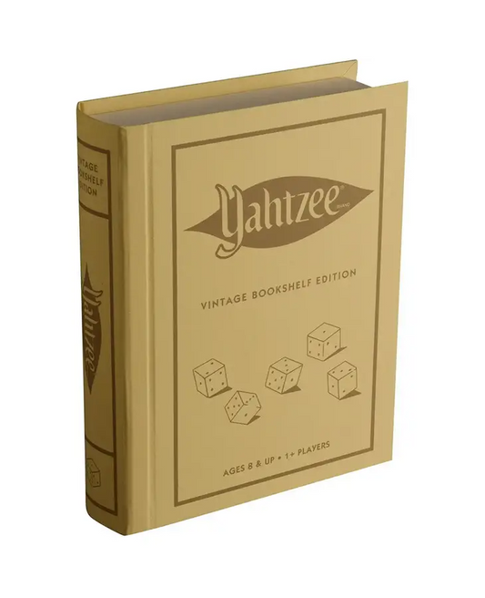 Yahtzee - Board Game - Vintage Bookshelf Edition - Mellow Monkey