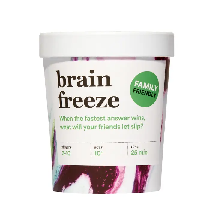 Brain Freeze - The Speak Before You Think Game - Family Edition - Mellow Monkey
