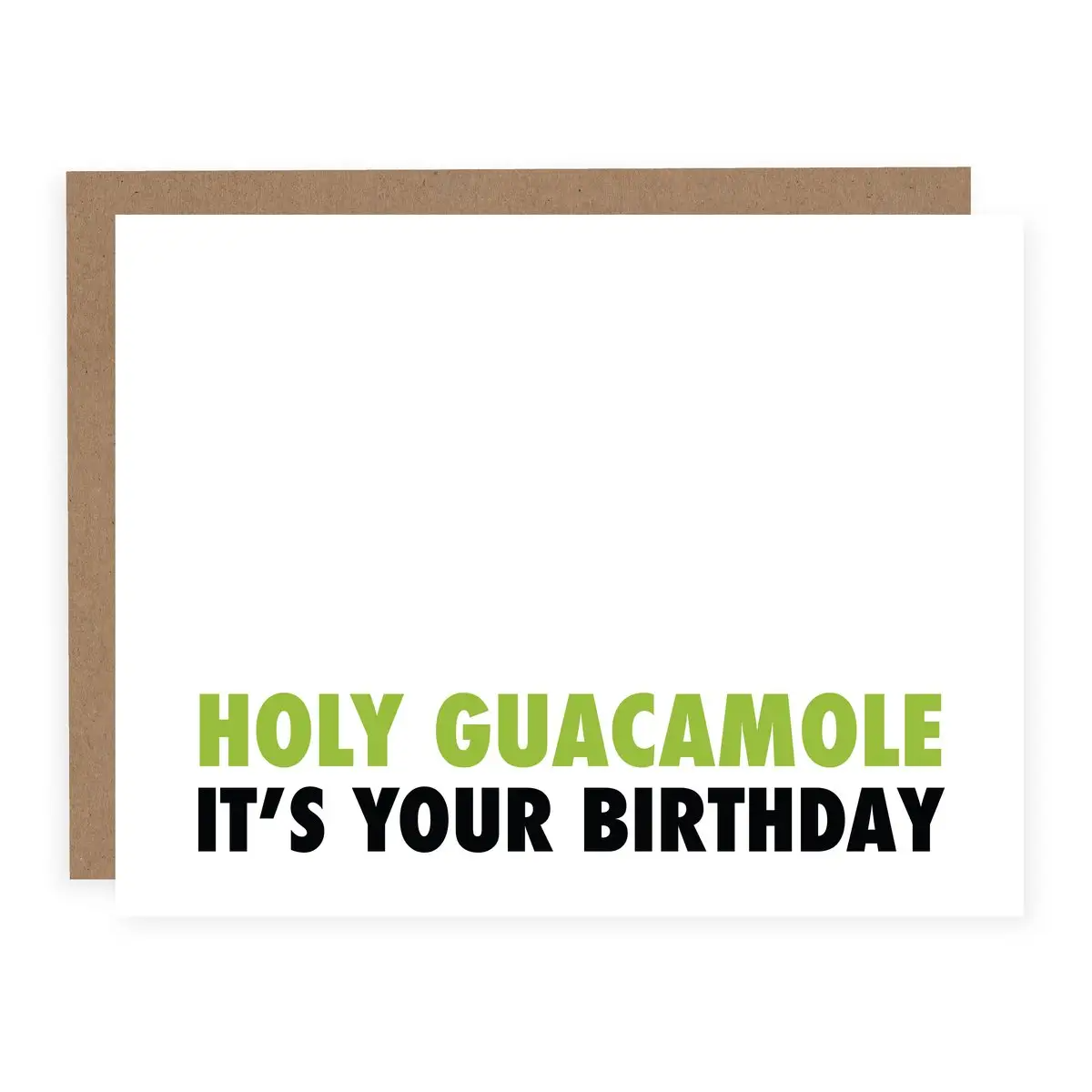 Holy Guacamole It's Your Birthday Card - Mellow Monkey