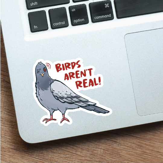 Birds Aren't Real - Decal Sticker - Mellow Monkey