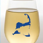 Cape Cod - Shatterproof Stemless Wine Glass - 4-pk - Mellow Monkey
