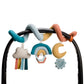 Itzy Bitzy Spiral™ Car Seat Activity Toy - Mellow Monkey