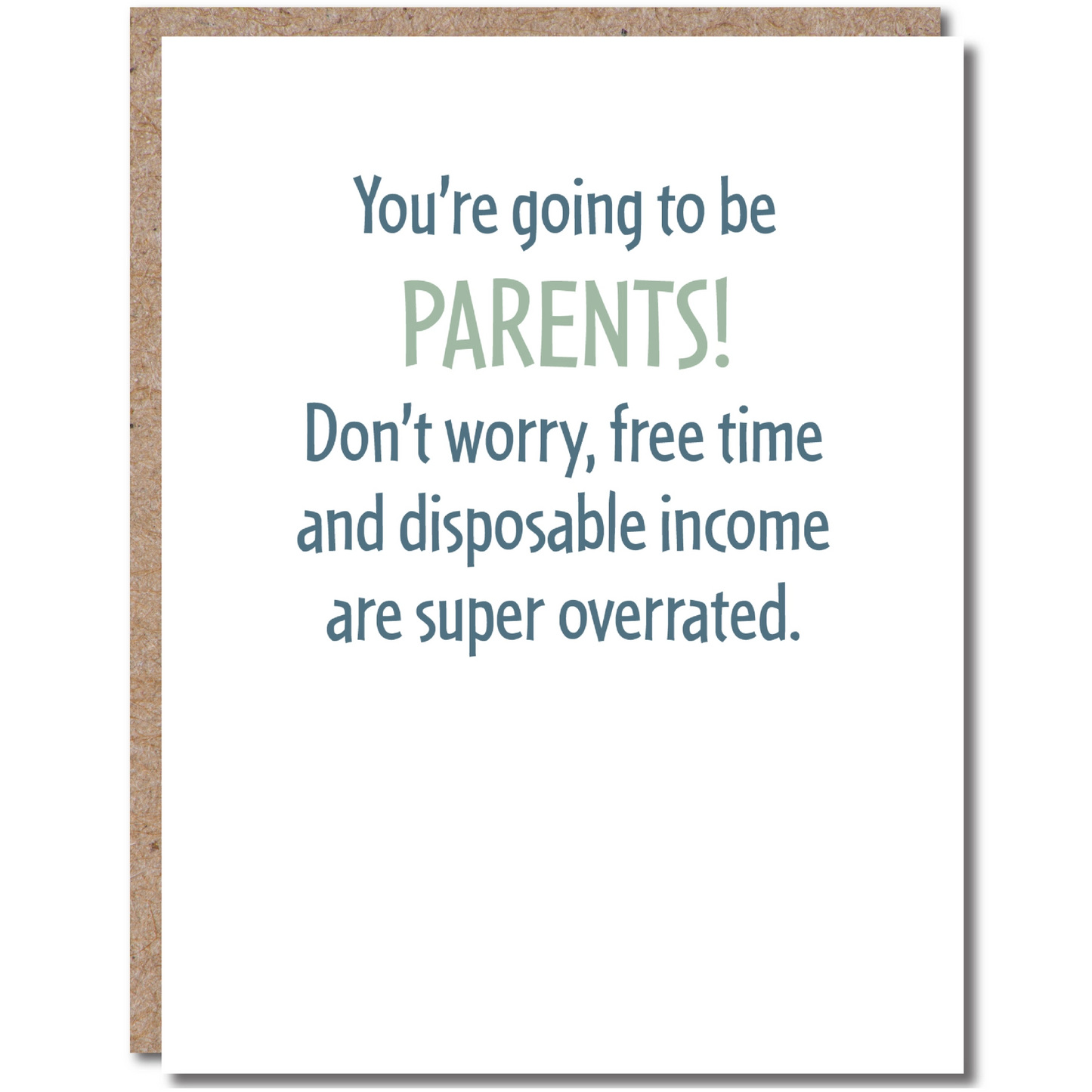 You're Going To Be Parents! - New Baby Greeting Card - Mellow Monkey