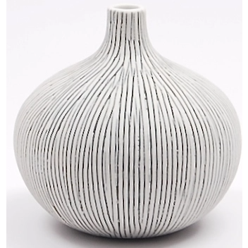 Congo Tiny Porcelain Bud Vase - 3.35"H x 3.15"W - Mellow Monkey