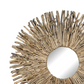 Driftwood Sun Round Wall Mirror - 40-in Diameter - Mellow Monkey