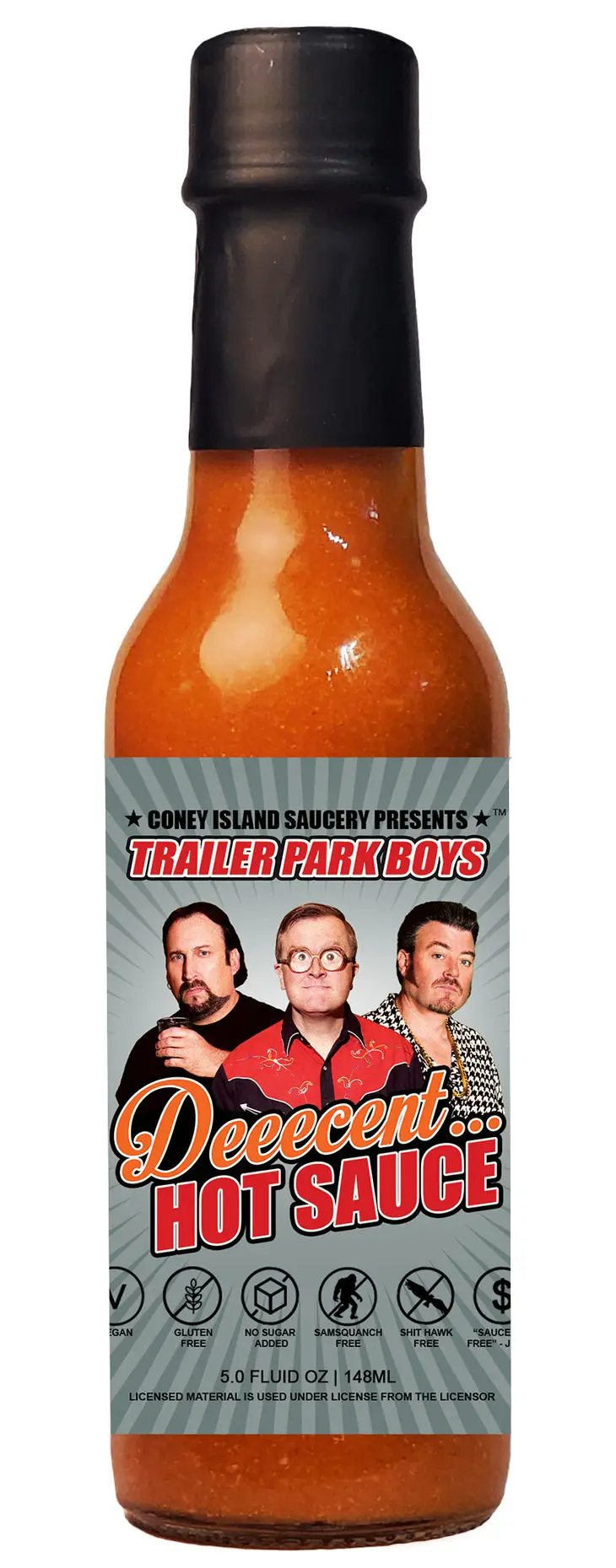 Deeecent... Hot Sauce - Trailer Park Boys - Coney Island Saucery - 5-oz. - Mellow Monkey