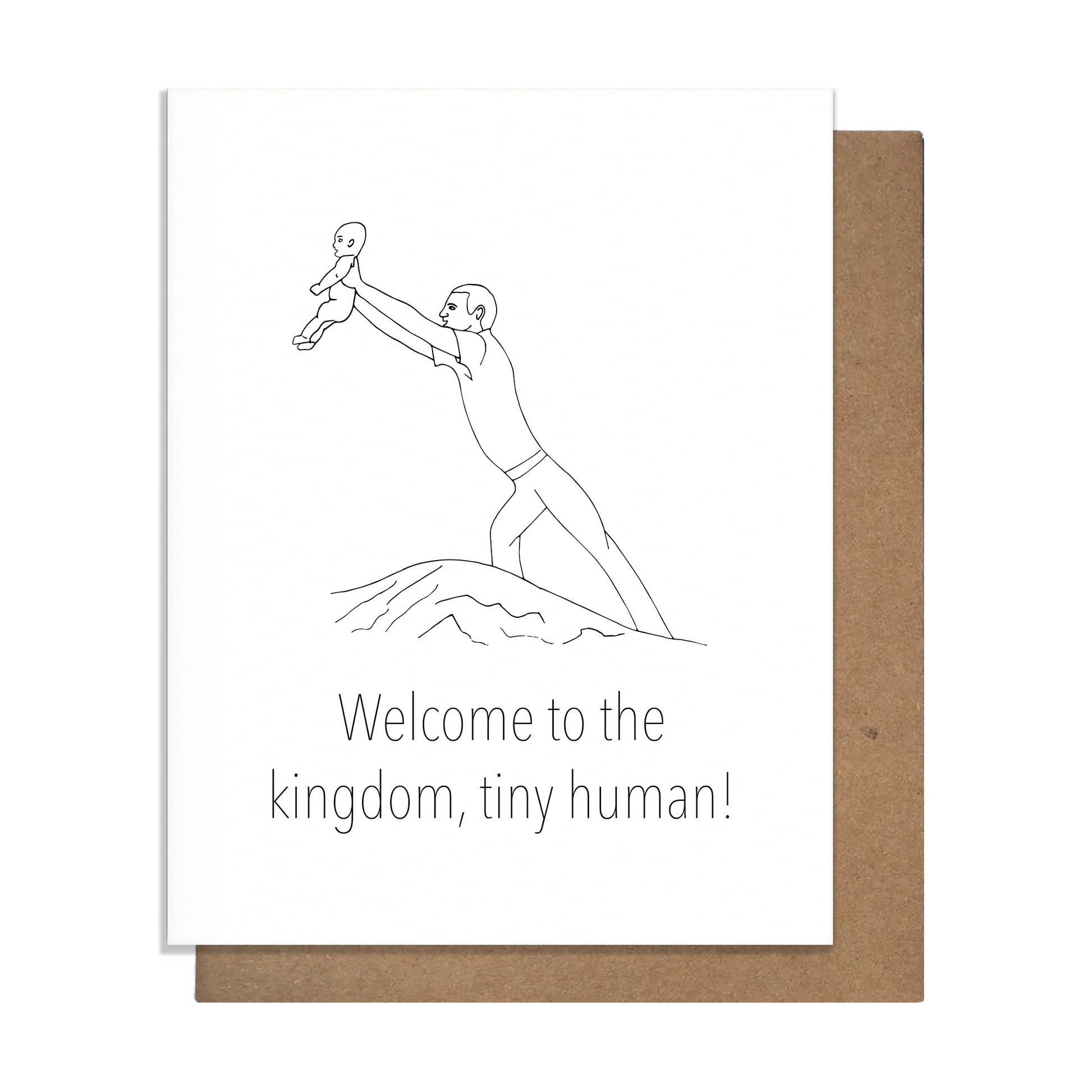 Welcome To The Kingdom - Greeting Card - Mellow Monkey