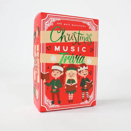 Christmas Music Trivia Cards - Mellow Monkey
