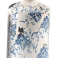 Terra-Cotta Vase With Transfer-ware Pattern Blue White - 3 Styles - Mellow Monkey