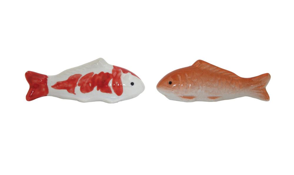 Stoneware Floating Fish - 4-in - Mellow Monkey