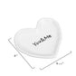 You & Me - Ceramic Heart Shaped Dish - 4-1/2-in - Mellow Monkey