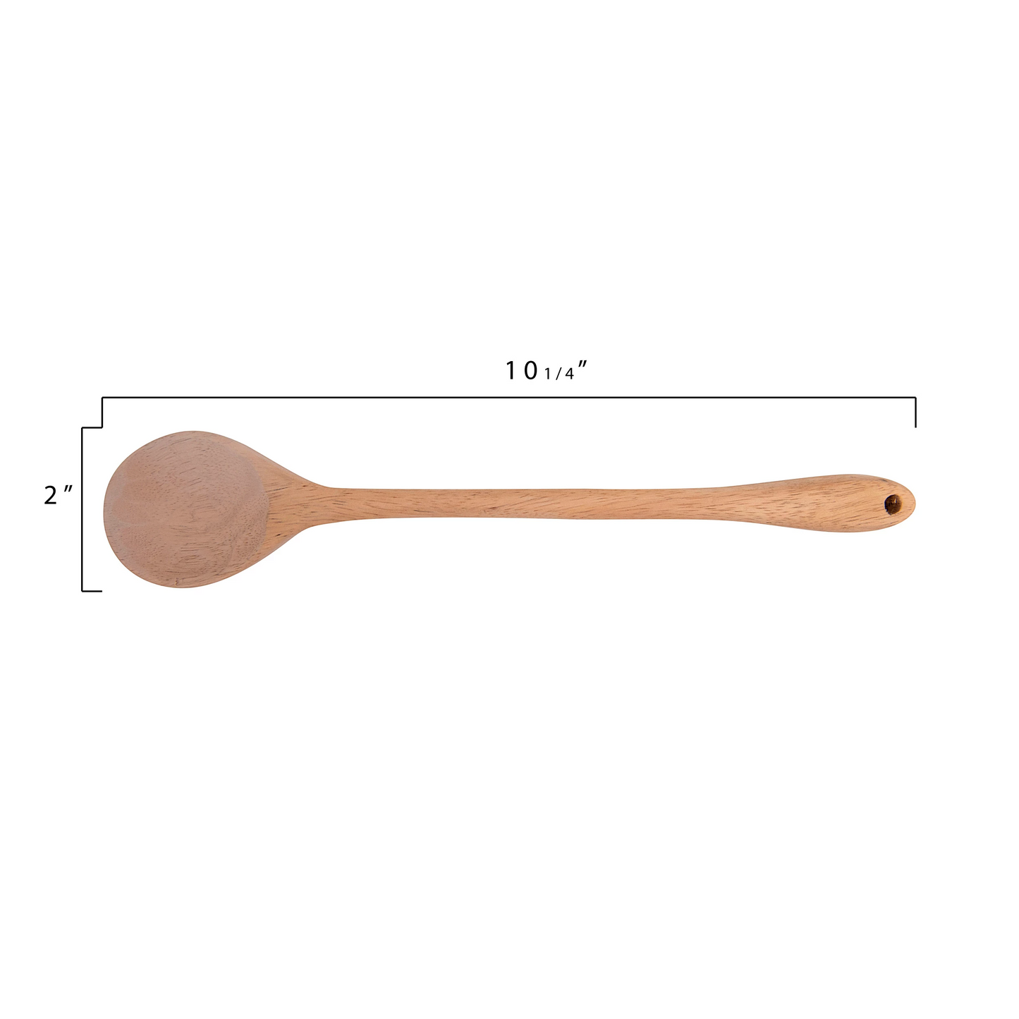 Hand-Carved Mango Wood Spoon - 10-1/4-in - Mellow Monkey