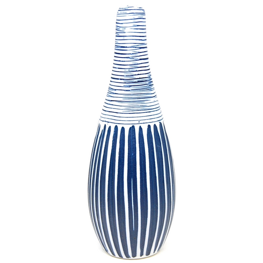 Porcelain Bud Vase - Blue - Mellow Monkey