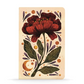 Denik Burgundy Bloom Classic Layflat Notebook Journal - 8-1/4-in - Mellow Monkey