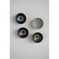 Wall Hanging Stoneware Bowl with Circle & Metal Hanger, Reactive Glaze - Mellow Monkey