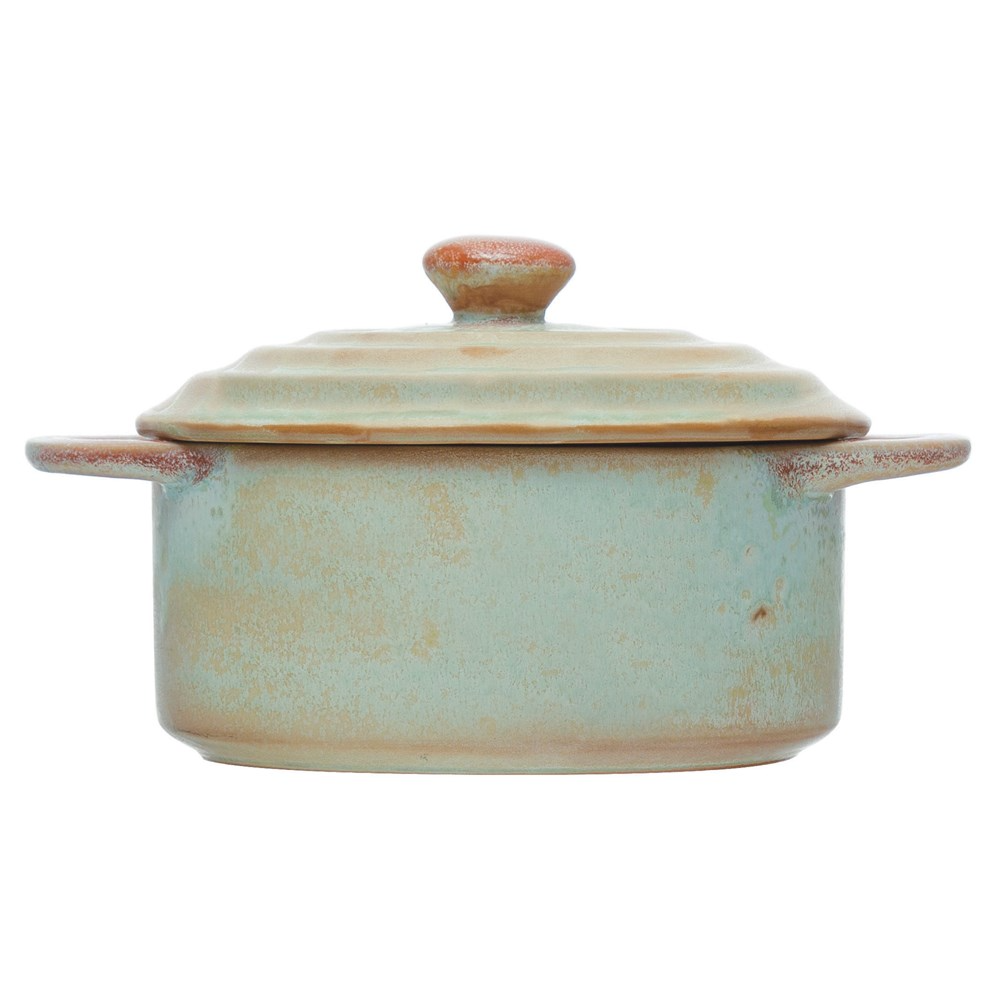 Stoneware Mini Baker With Lid Set of 4