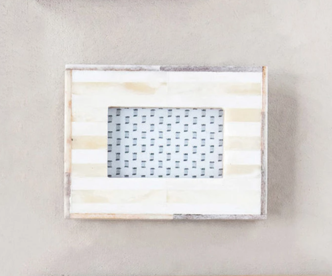 Two Colours Photo Frame Handmade Two-Tone Photo Frame - For 2-in x 3-in Photo – Mellow Monkey