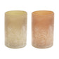 Champagne Frosted Votive Holder - 3-1/2-in - Mellow Monkey