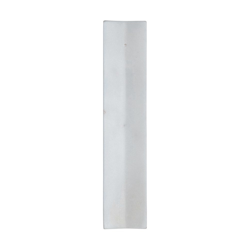 Marble Incense and Smudge Stick Holder Tray - White - 8-in - Mellow Monkey