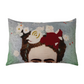 Cotton Frida Kahlo Lumbar Pillow - 26-in - Mellow Monkey