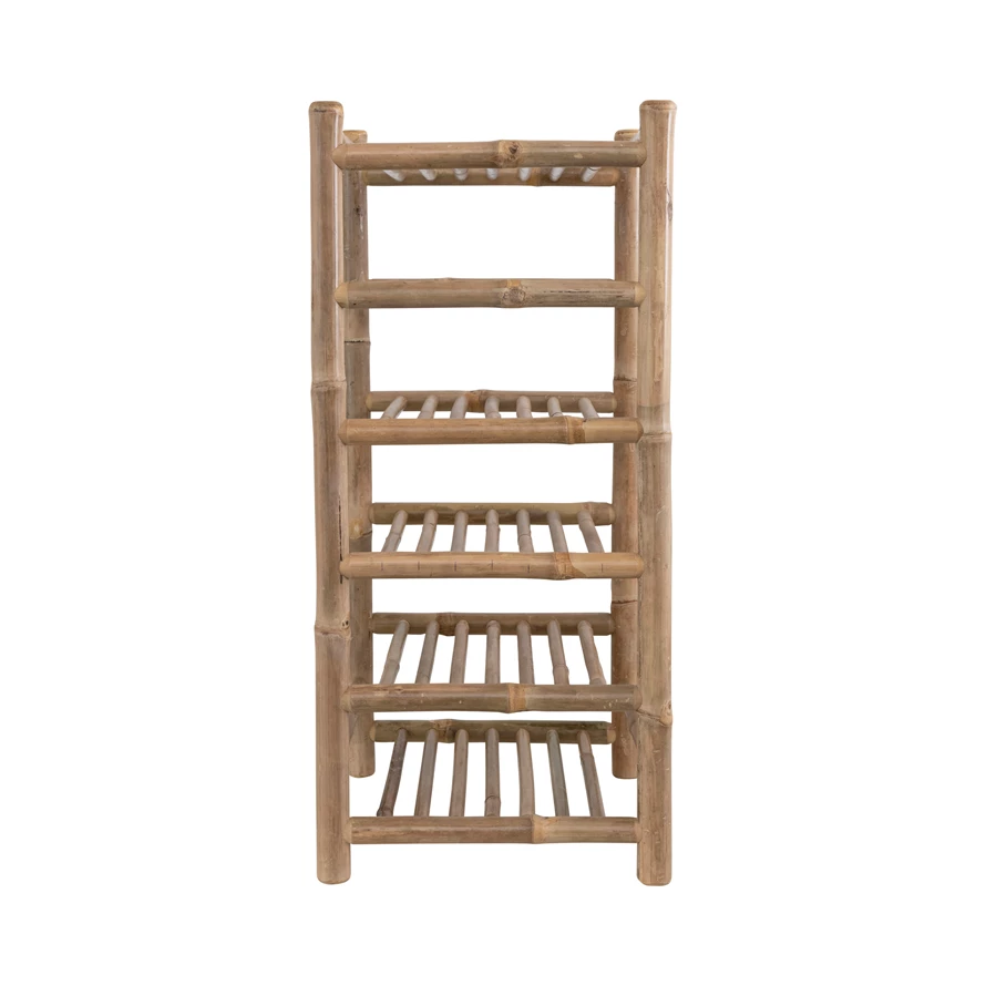 Six Tiered Bamboo Shelf - 30-in - Mellow Monkey