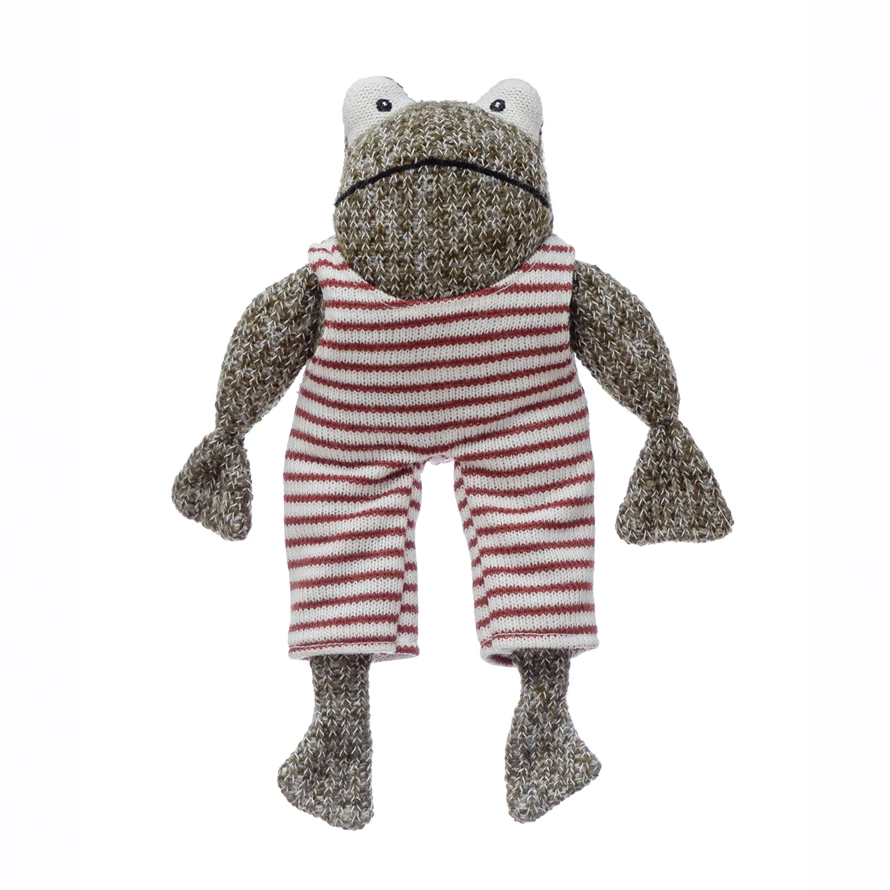 Cotton Frog in Striped Suit - Mellow Monkey